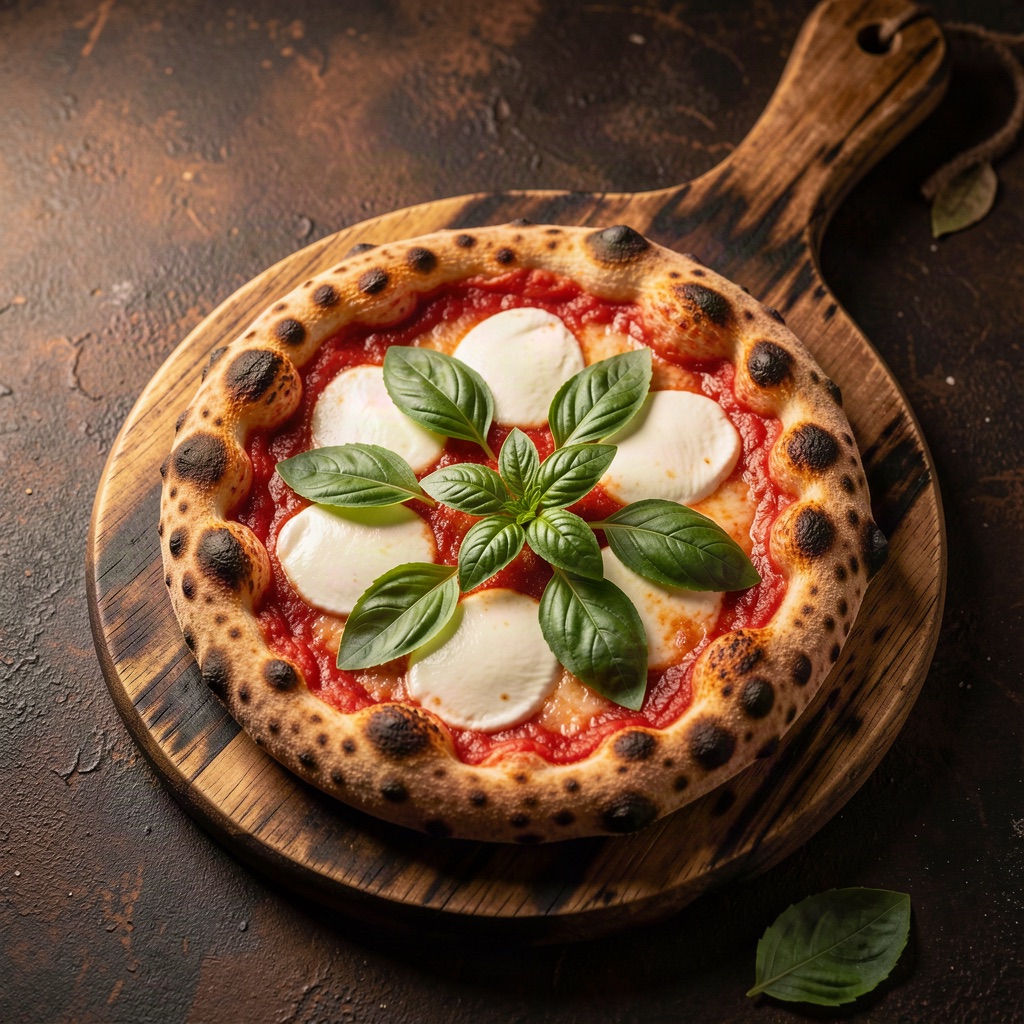 Personal Margherita pizza